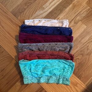 Free People Lace Bandeau Set - Multicolor